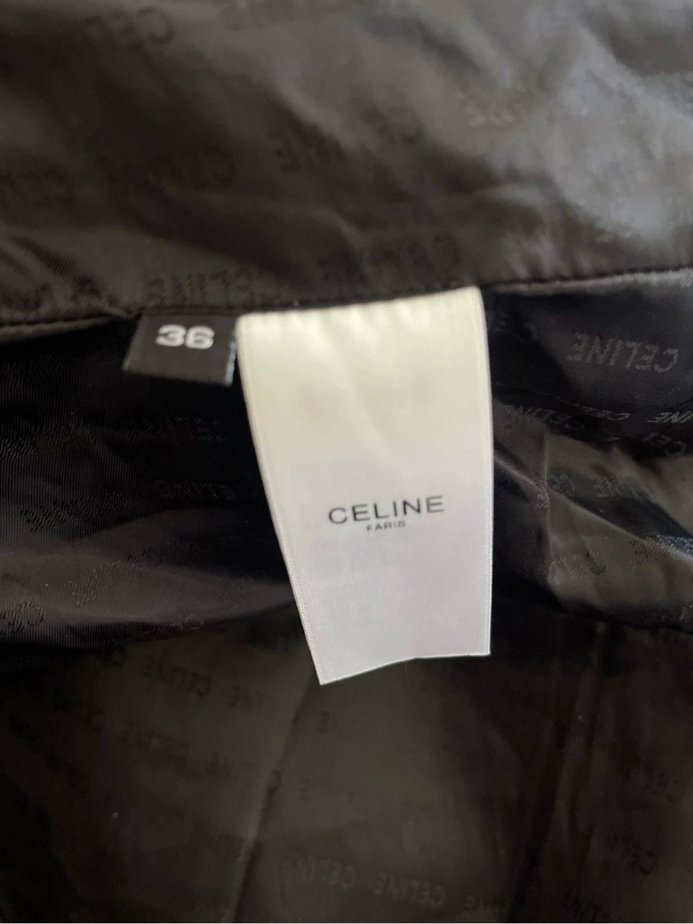 Celine Tweed Wool Blend Blazer Jacket - Picture 10 of 11
